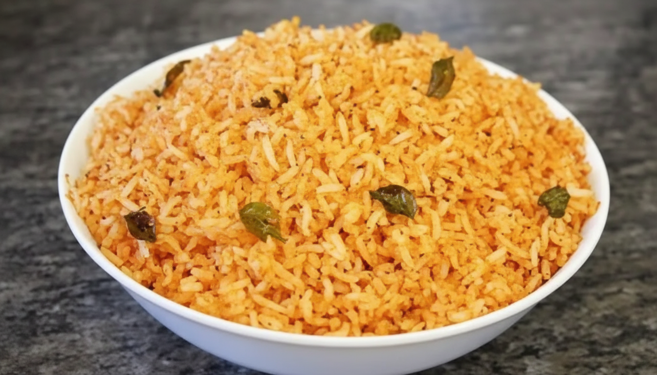 Ghee Paruppupodi Rice